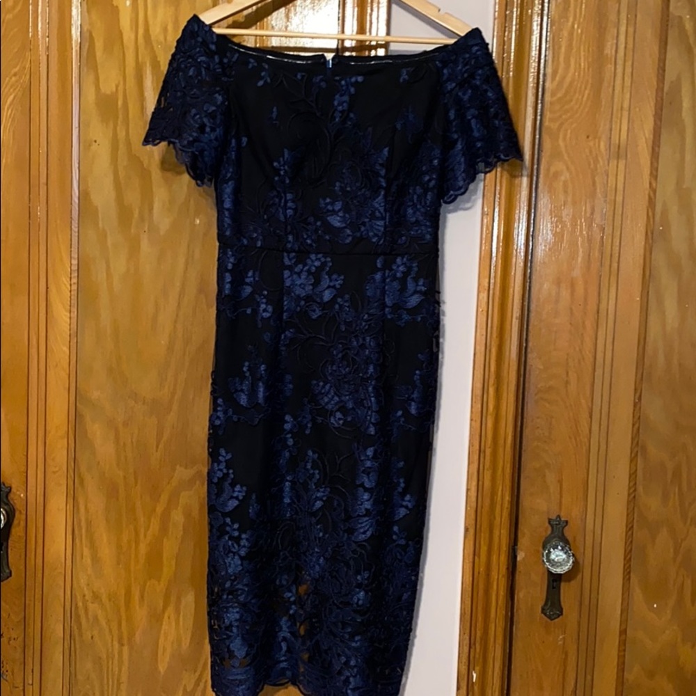 Navy Blue midi dress